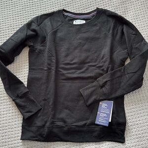 NWT Men’s black Champion Crewneck lightweight